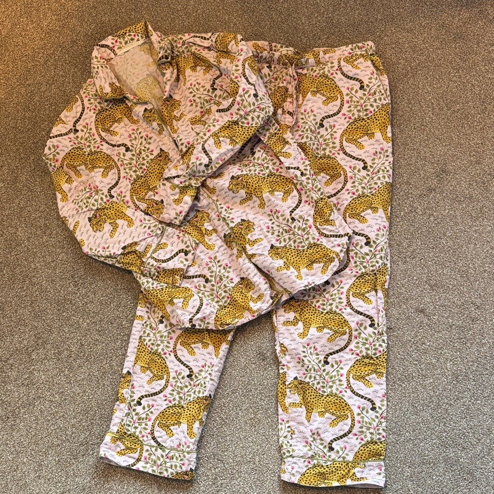 Printfresh Bagheera Pajama Set - Blush 🐆